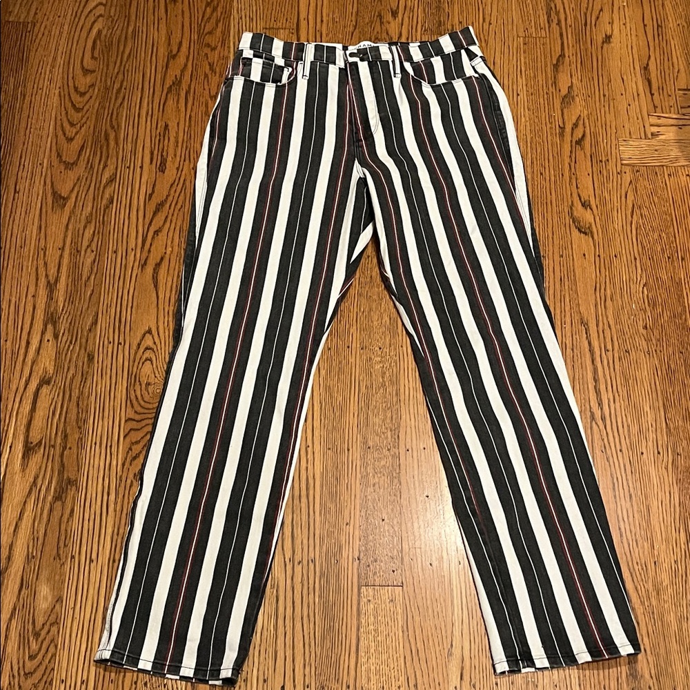 Frame Denim Striped Pants